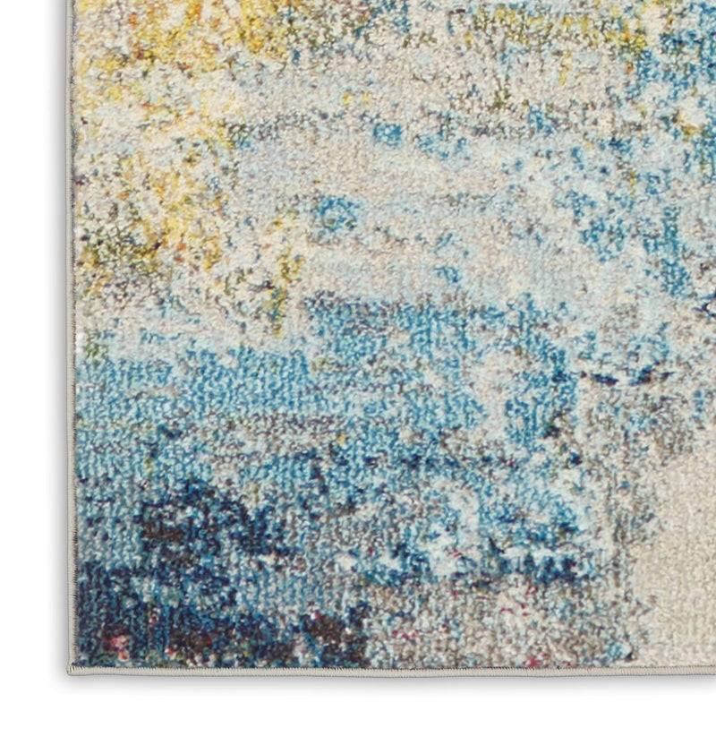 Nourison Home Celestial Sealife 2' x 6' Area Rug - Easy Clean, Non Shedding, Bed Room, Living Room, Dining Room, Kitchen (6' Runner) - Image 4